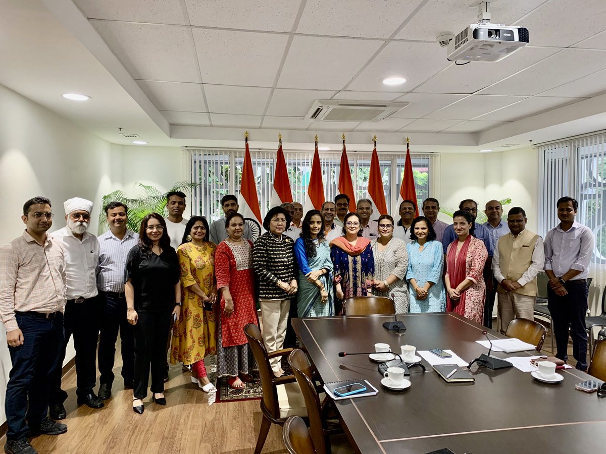 Preparation for celebration of 10th International Day of Yoga in Thailand started. First brainstorming meeting attended by the representatives of Indian community, businesses& yoga enthusiasts. #InternationalDayofYoga #IDY2024