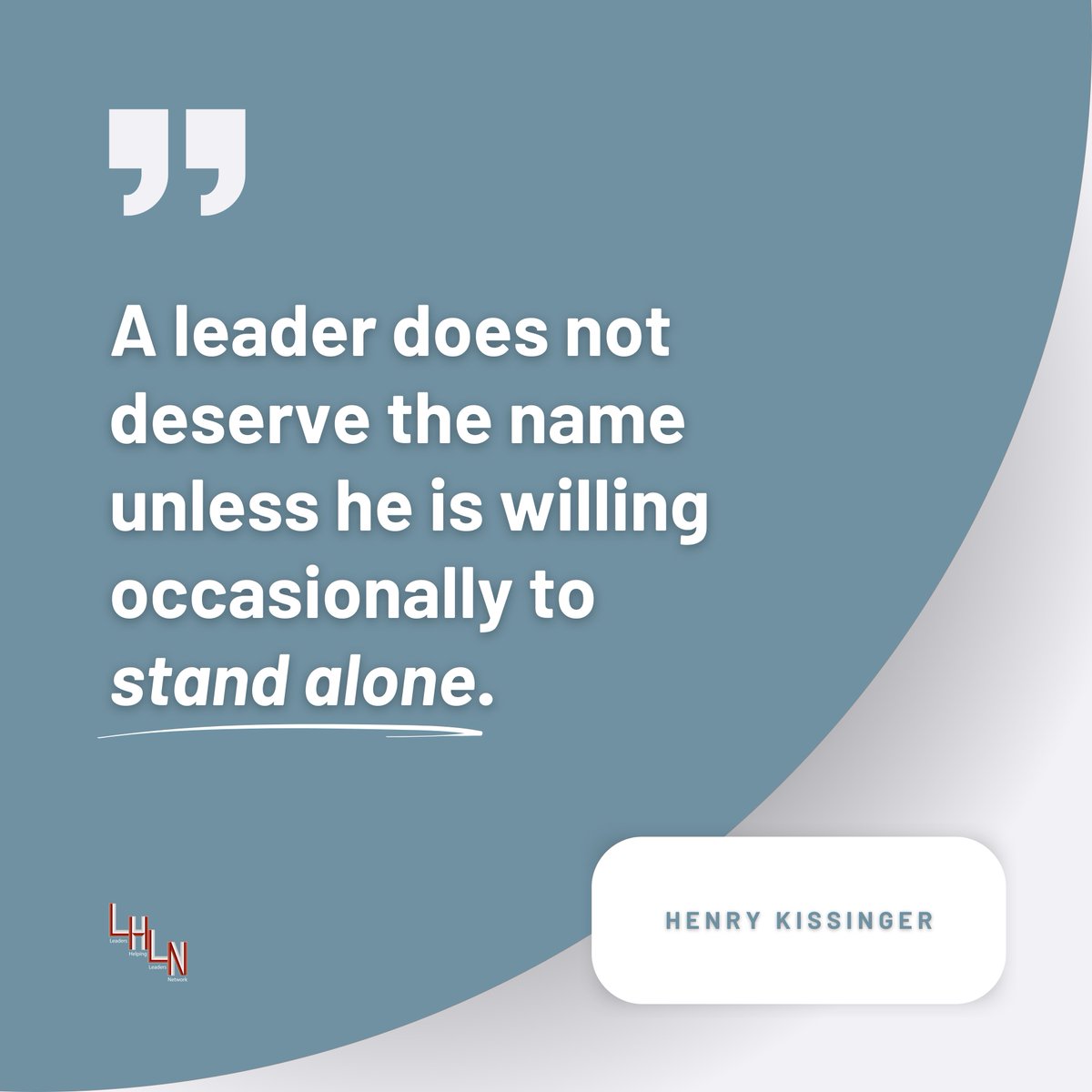 #leader #standalone #leadership #leadershipquote #quote #dailyquote #quoteoftheday #leadershipmatters #leadershipdevelopment