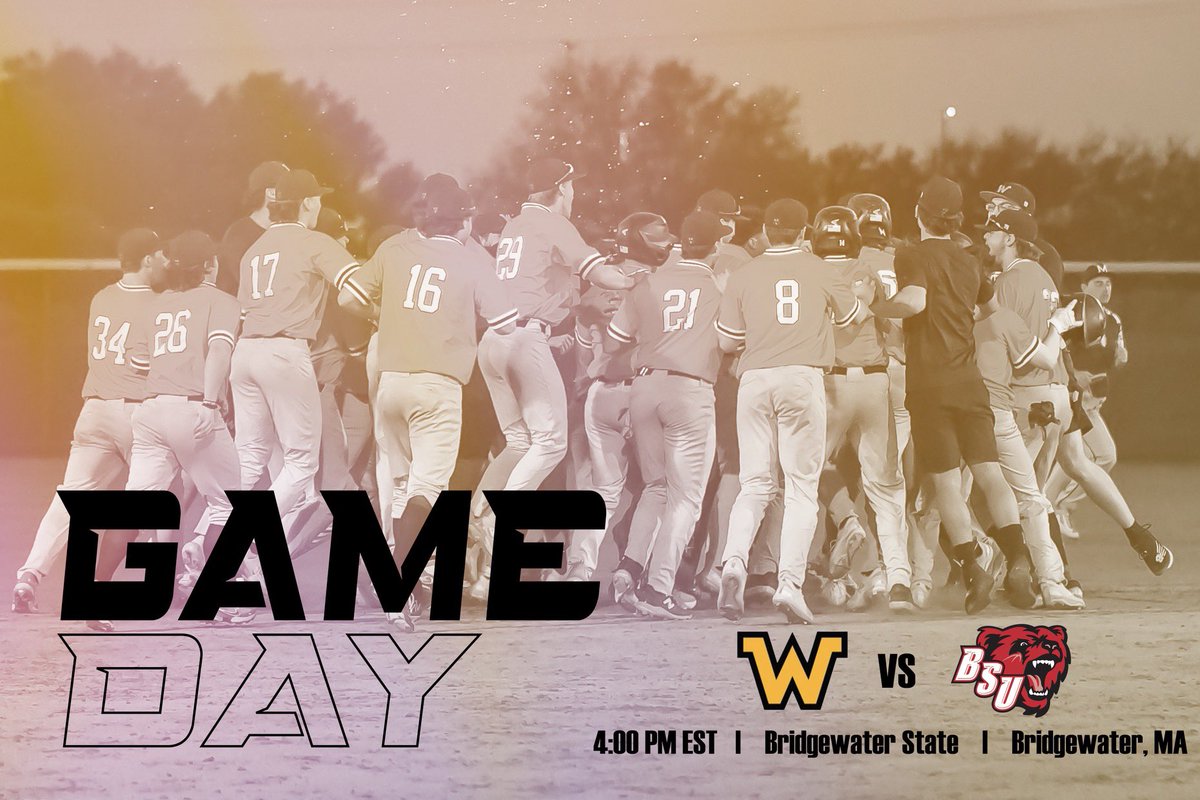 IT’S GAME DAY! The Leopards are traveling to Bridgewater, MA to take on Bridgewater State University! First pitch is at 4:00 PM! #witcity #rollleops🐆