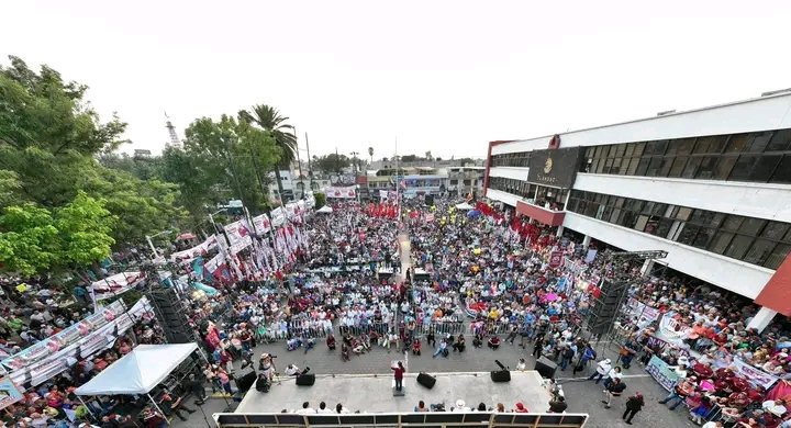 #ClaudiaPresidenta ayer en Milpa Alta y Tláhuac. ❤️ Gracias, amor con amor se paga.