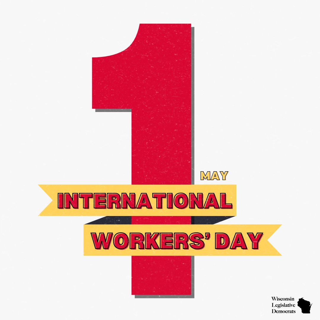 It's May Day! Today we celebrate workers' rights and the power of #Solidarity. 💪