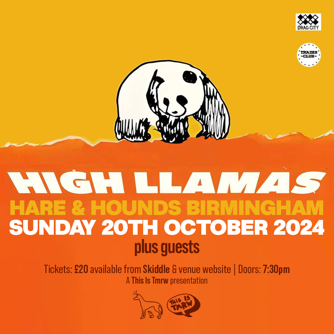 NEW SHOW: Formed in 1991, we're delighted to have Anglo/Irish avant-pop band High Llamas at the @hareandhounds on Sunday, October 20th. Tickets on sale now! ⚡ skiddle.com/e/38290912