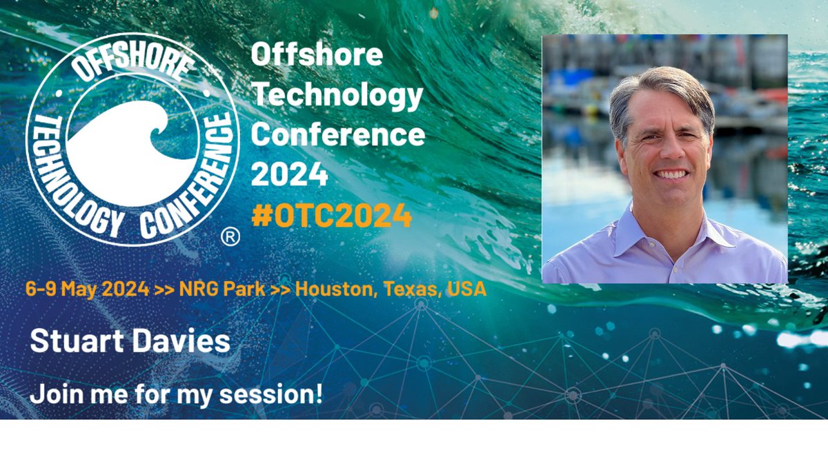 We look forward to connecting with industry colleagues in Houston next week for #OTC2024. Join Stuart Davies on 2 #marineenergy panels:

🔹Advancing Marine Renewable Energy | Mon, 9:30am | Rm 606
🔹Marine Energy: Making This Renewable A Large-scale Reality | Mon, 2:00pm | Rm 306