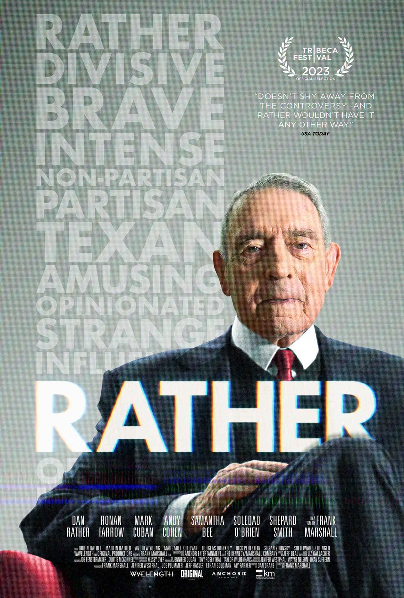 From Team Steady: Many years in the making, and finally available for all to watch! “Rather,” the documentary, is now streaming on @netflix. A special thanks to director Frank Marshall, Wavelength Productions and Jenifer Westphal for making it happen.