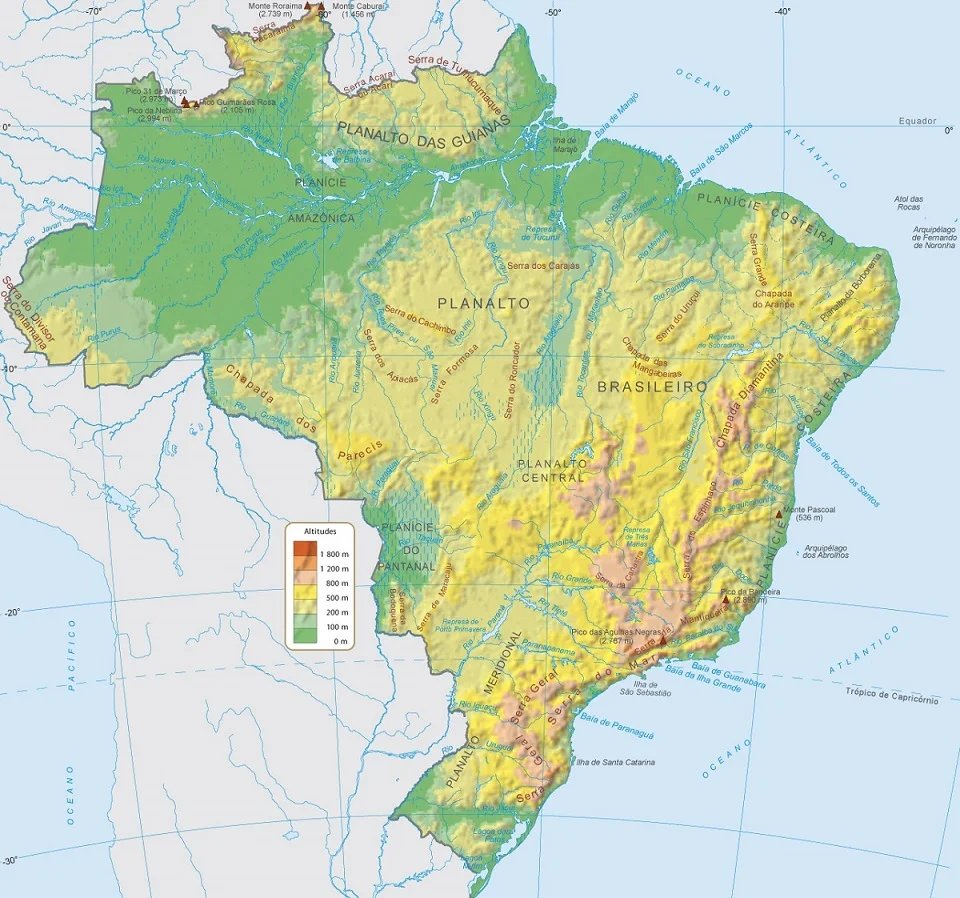 A topografia do Rio Grande do Sul

Praticamente metade do território gaúcho não chega a 100 metros de altitude twitter.com/bcatini/status…
