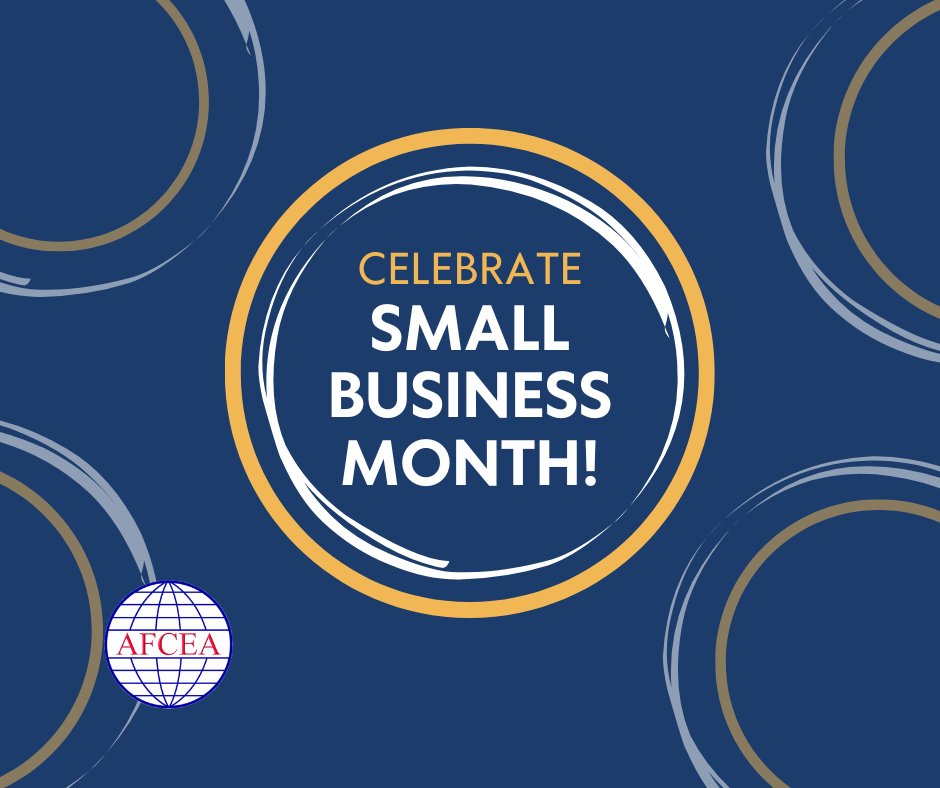 Happy National #SmallBusinessMonth! May’s Small Business Month kicks off today as we celebrate the contributions of this community. Learn how #AFCEA supports small businesses make valuable connections to assist with business growth: afcea.org/small-business #SmallBusiness
