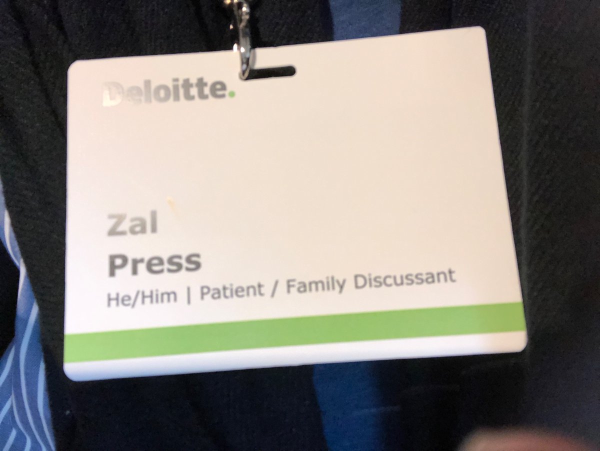 Here’s a new one: FAMILY DISCUSSANT Still searching for the perfect term for the token patient.