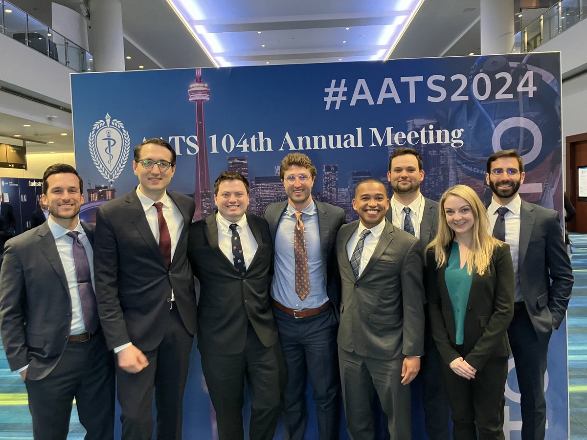 Incredibly proud of our program’s representation at @AATSHQ this year! Multiple presentations and awards from our talented residents and great mentorship at the faculty level. @nickteman @PhilipCarrott @LindaMThoracic @MatthewWeber92 @AnthonyNormanMD @R_Strobes @OPreventzaMD