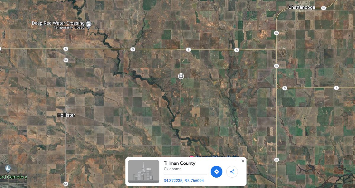 Are there any chasers who could get out and check on the well-being of this farmstead off N2360 Road north of Loveland, Oklahoma? Located at 34.372217, -98.766221. The fact that the couplet constricted and stalled over this location has me considerably worried. #OKwx #WxTwitter