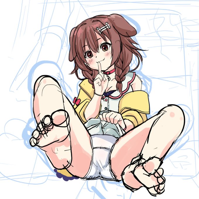 戌神ころねさんラフ 