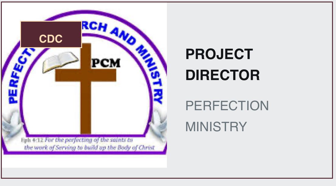 Perfection Ministry are looking for a Project Director. - A university degree in related field - Age 25 and above Details: jobnotices.ug/job/project-di…