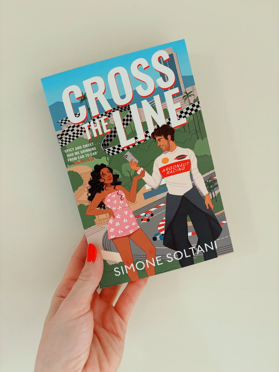 Thank you @chlodavies97 @panmacmillan for sending me a copy of Cross The Line which is out 23rd May 🏎️ #booktwitter