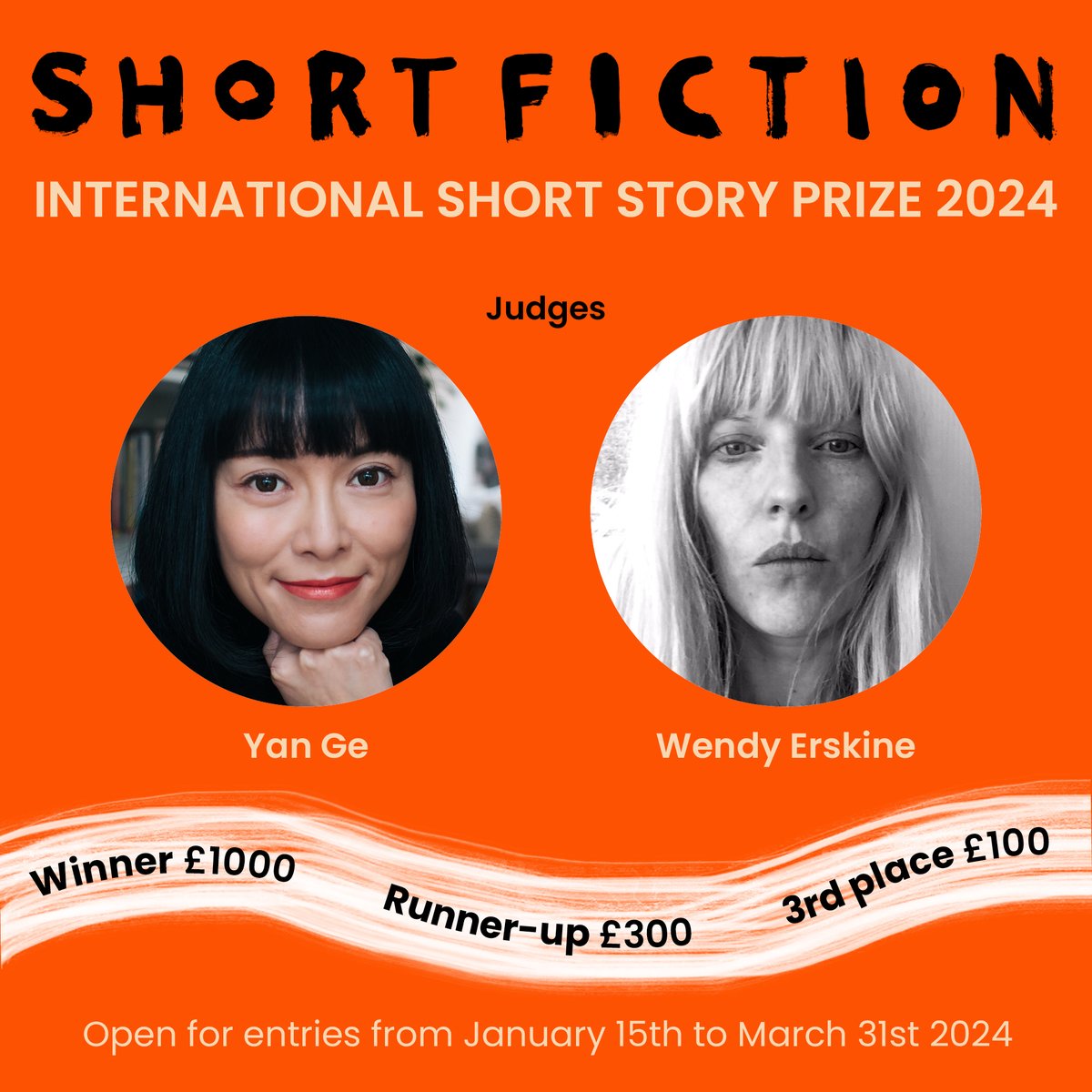 We're excited to say that due to the large number of brilliant entries received, we'll be announcing a longlist of the 12 best stories in the Short Fiction International Short Story Prize 2024, judged by @YanGeMay & @WednesdayErskin, this coming Monday, May 6th! Watch this space!