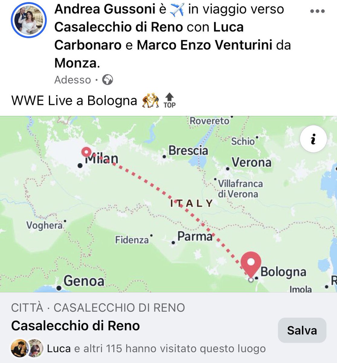 WWE Live a Bologna 🤼🔝