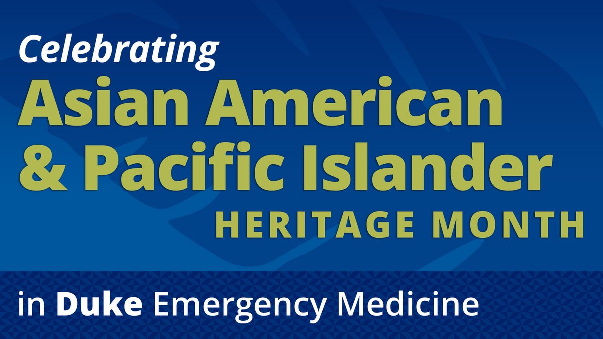 The Department of Emergency Medicine is honored to have a diverse and talented team, including those of Asian American and Pacific Islander descent. Their contributions to our department and the field of emergency medicine are invaluable. #AAPIHeritageMonth