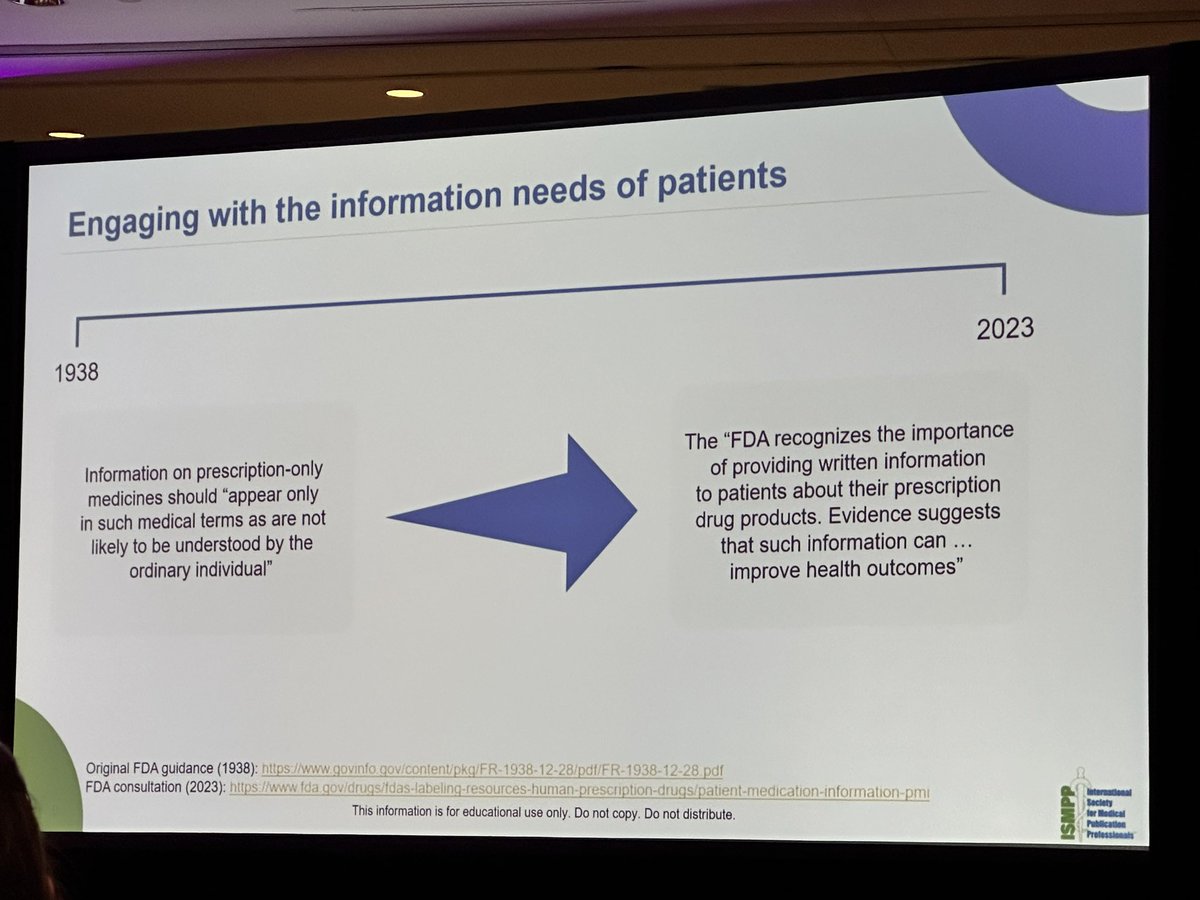 SimonRStones's tweet photo. How times have changed (for the better)… still a long way to go to ensure people are informed, empowered, and involved in all aspects of health care and research #ISMPPAnnual2024 https://t.co/CNgN3JcdtC