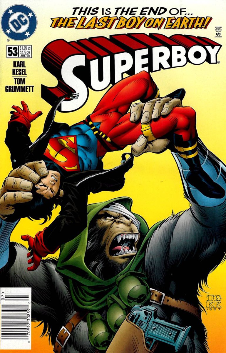 Adventures Of Superboy (Kon-El/Conner Kent) Cover Date July 1998 - Storylines/Events: The Last Boy On Earth Conclusion #superboy #konel