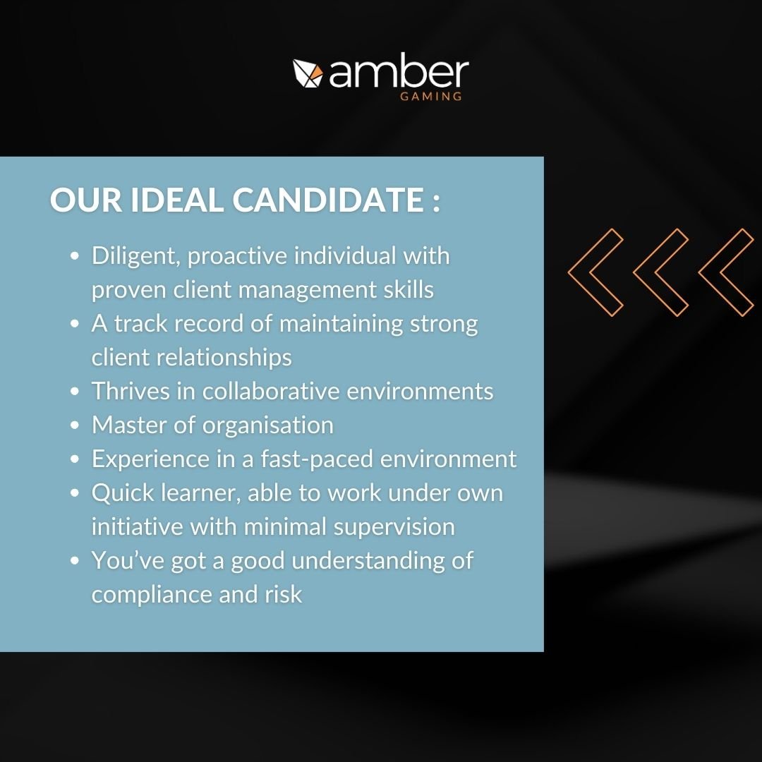 AmberGamingHQ's tweet photo. If you're in the market for an exciting career change and also happen to be a whiz at client relationships, join our team as Senior Administrator! 
 
Apply now on this link: https://t.co/f67gWQkLNb https://t.co/oUepVWXPb4