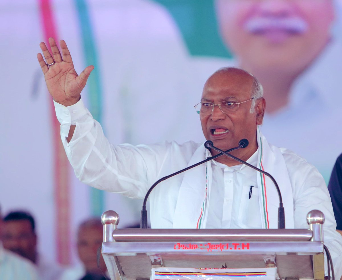 kharge tweet picture