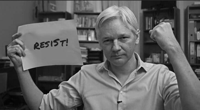 RESIST!! Fight to #FreeAssange