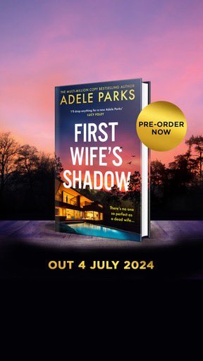 Delighted to be part of today’s #CoverReveal for the fabulous sounding #FirstWifesShadow by @adeleparks. It is out on 4th July from @HQstories and can be pre-ordered at bit.ly/FirstWifesShad…