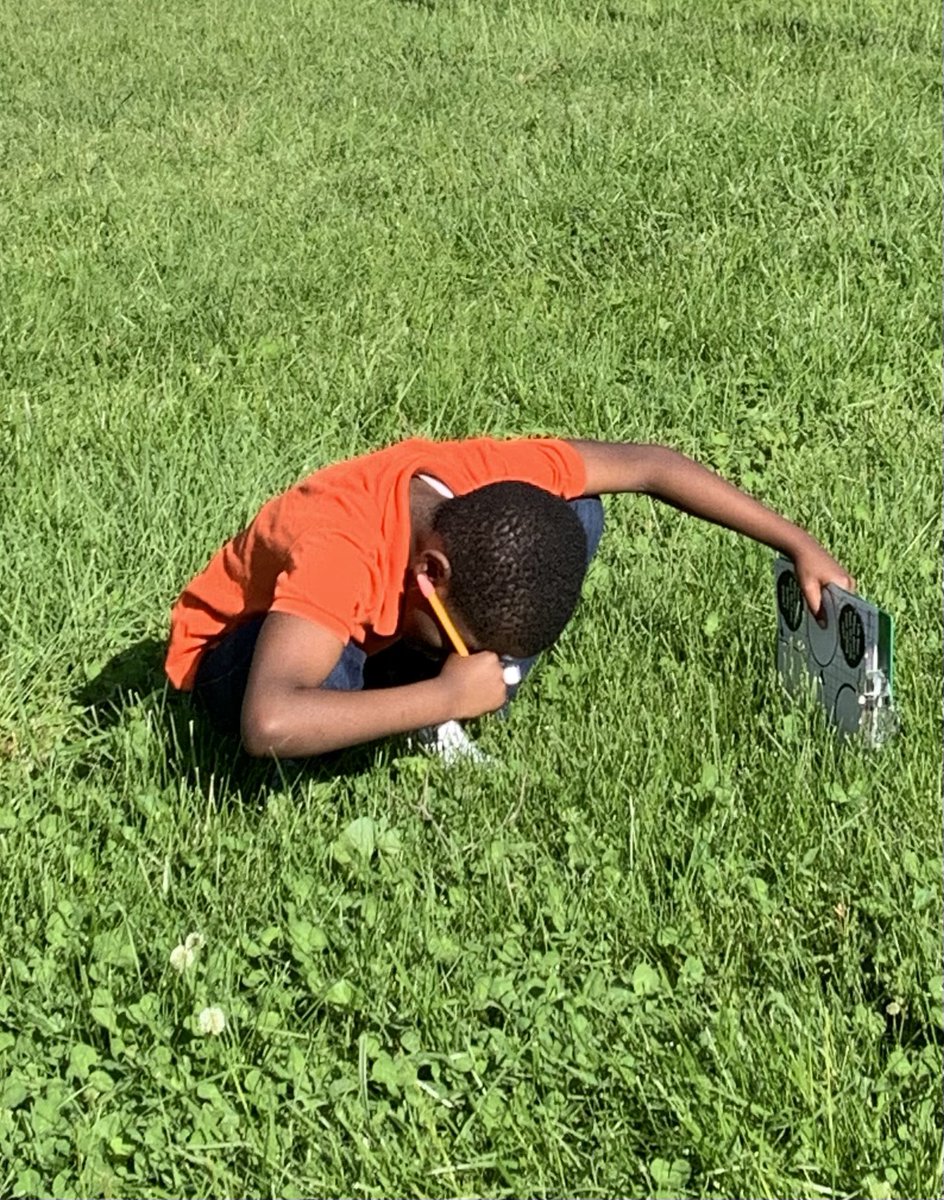 The @GutermuthES @JCPSGT 2nd graders loved seeing the world close up! We saw water droplets, mites, pollen, and ants! @JCASLKY @JCPS_LMS @wildwonderfoundation @JohnMuirLaws @B_is_for_Blatz #naturejournals #naturejournaling