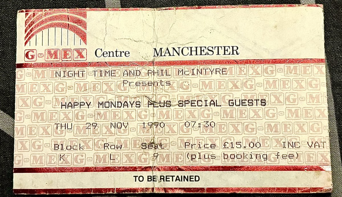 Look what I found amongst my dad’s old gig tickets! 👀
@Yogi_Gmusic @Rowetta @markday14