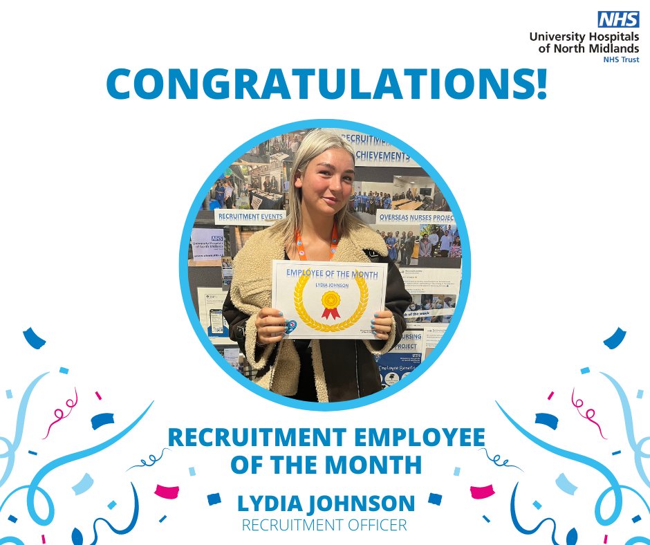 EMPLOYEE OF THE MONTH🎉 Congratulations to Lydia Johnson! Lydia has settled in so well and is a perfect addition to the team. She is doing amazing at talking to candidates & hiring managers on the phone and has picked up all of the processes really quickly. Well done Lydia!👏