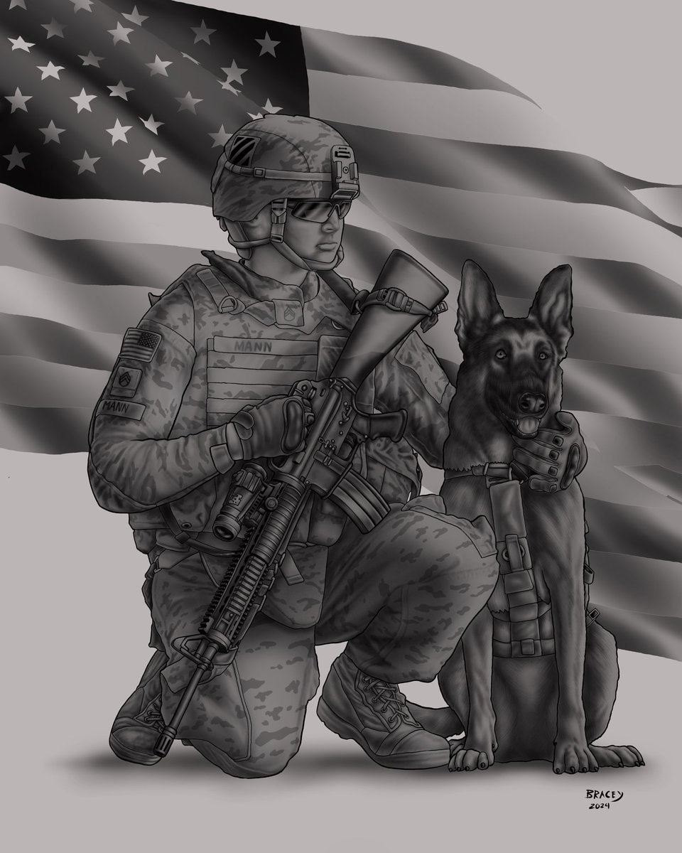 A commission for this year’s Veteran’s Day. This is likely to be a regular thing for me.