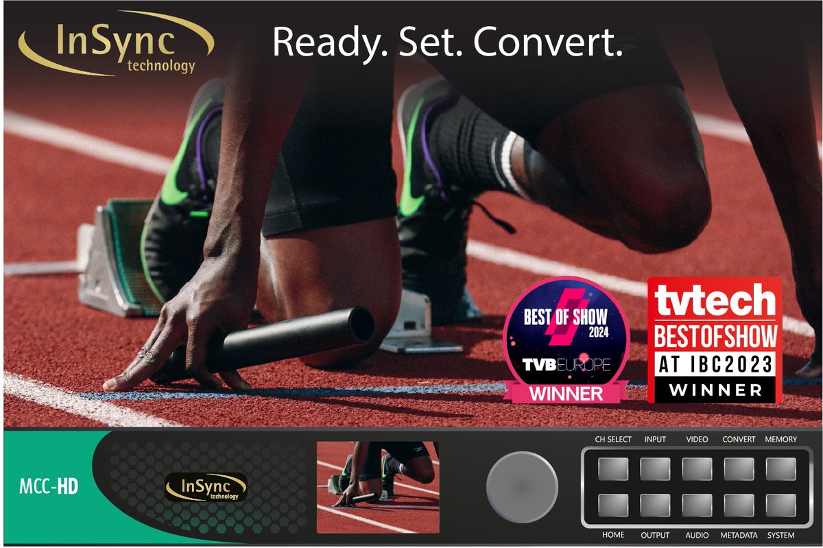 Ready, Set, Convert!
With only 86 days until the Olympics kick off, there’s no room for video hiccups. Buy or rent award-winning frame rate conversion now in time for the big event.
#ParisOlympics #MCC-HD2 #FOR-A #Broadcasting