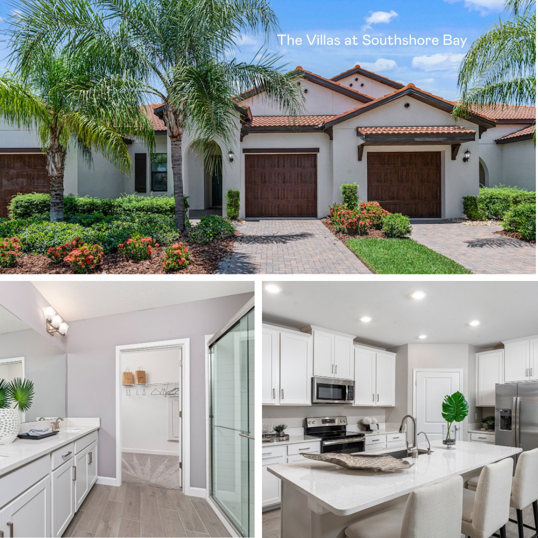 This oasis showcases a beautiful sanctuary from the front door, to the kitchen, to the Owner's En-Suite and everywhere in between! Find a home you’ll love today at Southshore Bay in Wimauma. FL.

🏡 Aurora Villa Model, The Villas at Southshore Bay

spr.ly/6018jyLbA