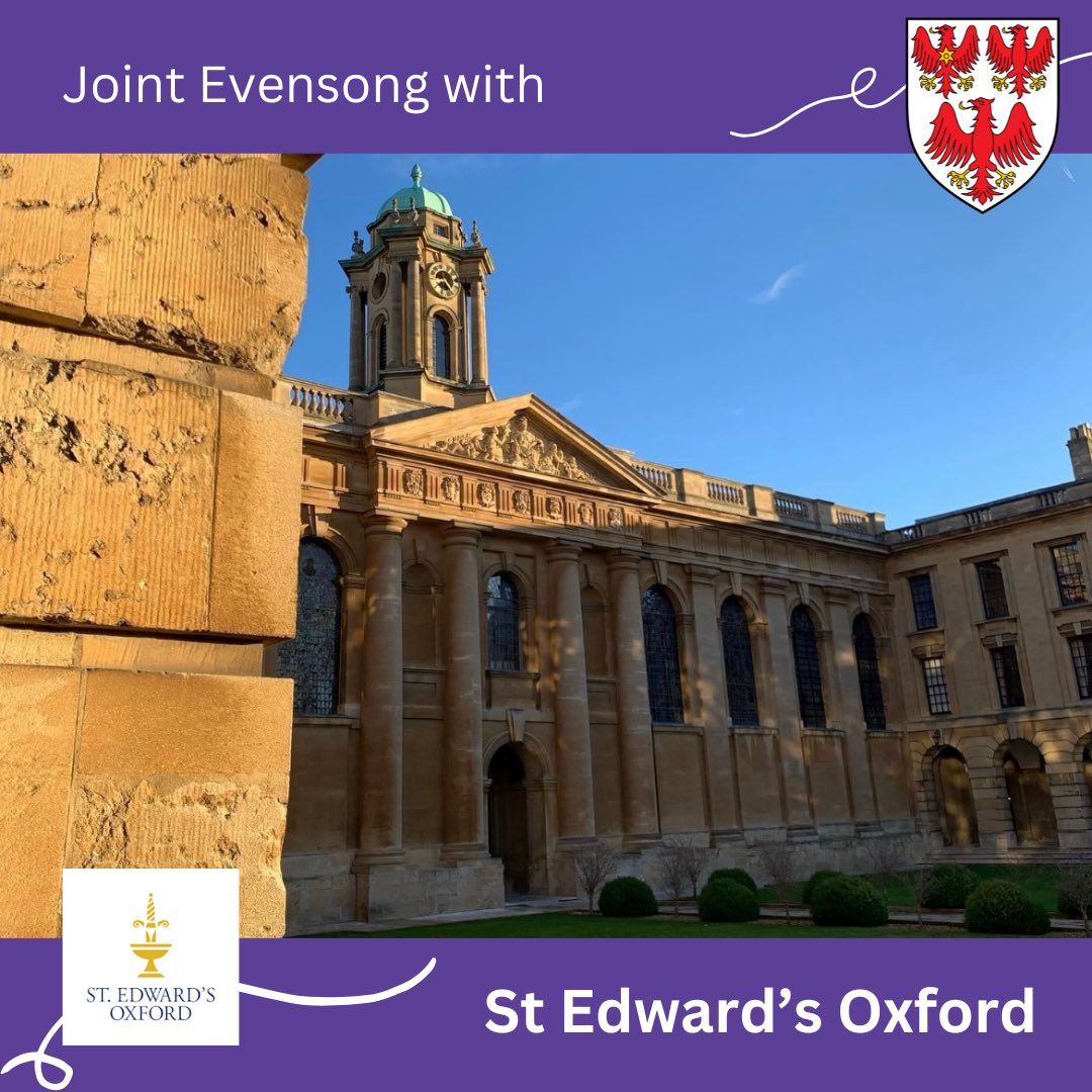 Join us in chapel or on YouTube today at 6:30 for a joint evensong with St Edward’s, Oxford! We’ll be singing Stanford in C, Bruckner’s Locus Iste, and responses by Clucas. youtube.com/live/gwBCongNz… Get your Bach tickets whilst you still can (link in bio!)