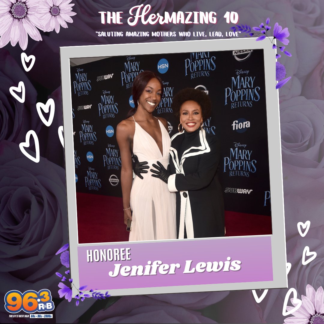 Todays @963rnbforthelou #HERmazing10 Honoree is #JeniferLewis !
 . 
Salute to all the amazing mothers who live, lead, and love throughout our community! We honor and respect you! #HappyMothersDay from everyone at @963rnbforthelou !