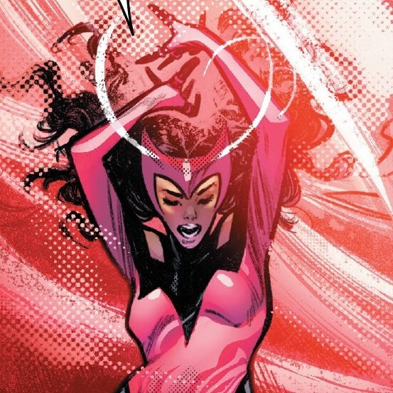 Scarlet Witch in Blood Hunt issue #1 (2024) art by Pepe Larraz and colors Marte Gracia