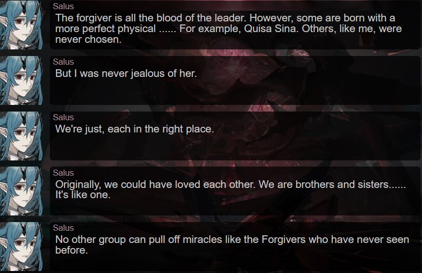 Meanwhile Amiya, Kal & others are fighting Salus who is another wife candidate for the confessor who is rejected but loves him and she game ends herself by self-destructing herself and completing the altar ritual.