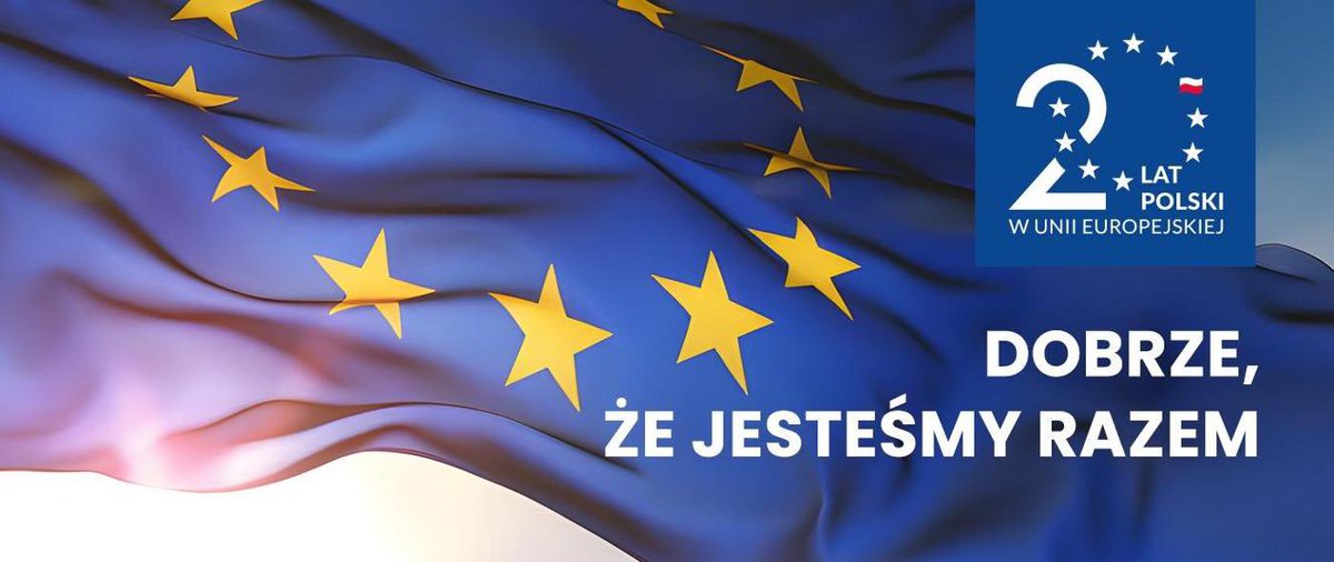 🇵🇱🇪🇺 W tym roku świętujemy 20. rocznicę przystąpienia Polski do Unii Europejskiej.

🎓 Środowisko akademickie i naukowe zyskało wiele nowych możliwości wynikających z ogromnego potencjału europejskiej integracji.

📎 gov.pl/web/nauka/20-l…

#DobrzeŻeJesteśmyRazem #20latPLwUE