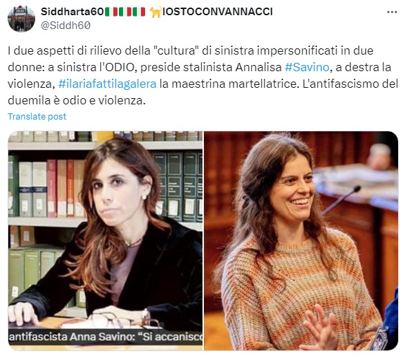 @DeCarliGiova14 Non è una tesi, è la realtà da 100 anni. Il partito #socialcomunista nel 1919 fu il primo in Italia a dichiarare la violenza strumento di lotta politica. E lo mise in atto nel #bienniorosso. 
#AnnalisaSavino #ilariafattilagalera