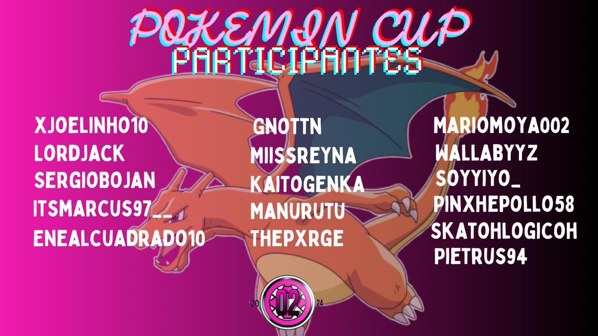 🏆 𝙏𝙊𝙍𝙉𝙀𝙊 | 𝙋𝙊𝙆𝙀𝙈𝙊𝙉 𝘾𝙐𝙋

🎥Aquí están los 16 Creadores de Contenido que participarán en el Torneo.

🧐¿Quien creéis que será el ganador?

𝙌𝙐𝙀 𝙂𝘼𝙉𝙀 𝙀𝙇 𝙈𝙀𝙅𝙊𝙍.🩷