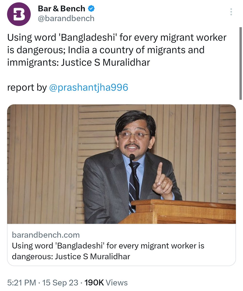 'India has always been a country of migrants and immigrants. It is only the political, legal borders that have termed them Bangladeshis, Rohingyas or illegal migrants'