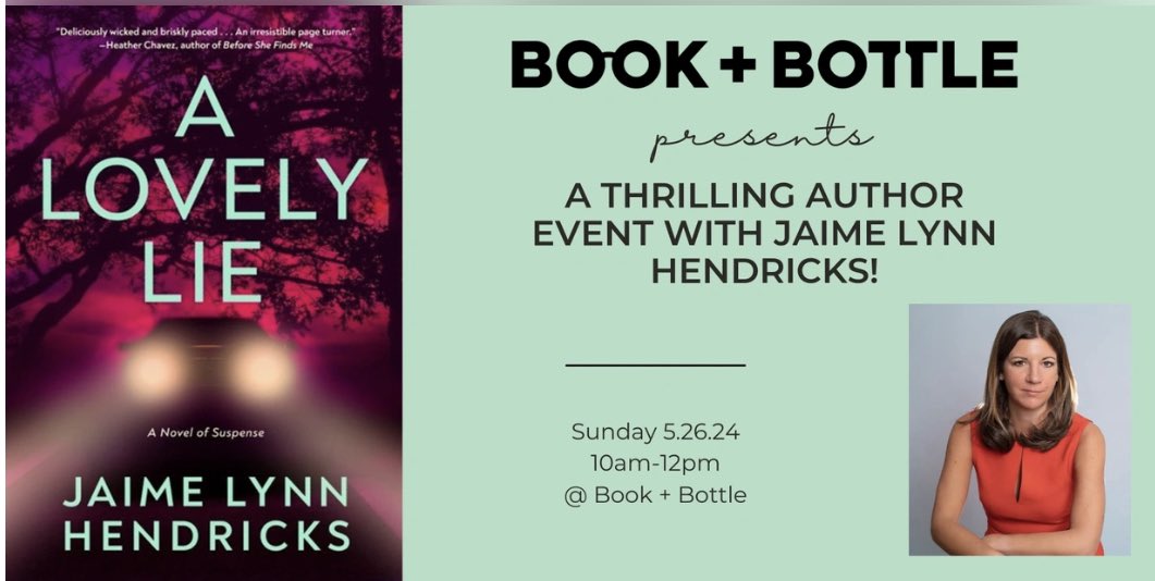 Calling all Florida peeps! Sign up for your tickets for my release party for A LOVELY LIE being held at @book_and_bottle in wonderful downtown St Pete on 5/26 from 10a-12p. Get the book signed and in your hands 2 DAYS before the official release! Grab it to read at the beach 🏖