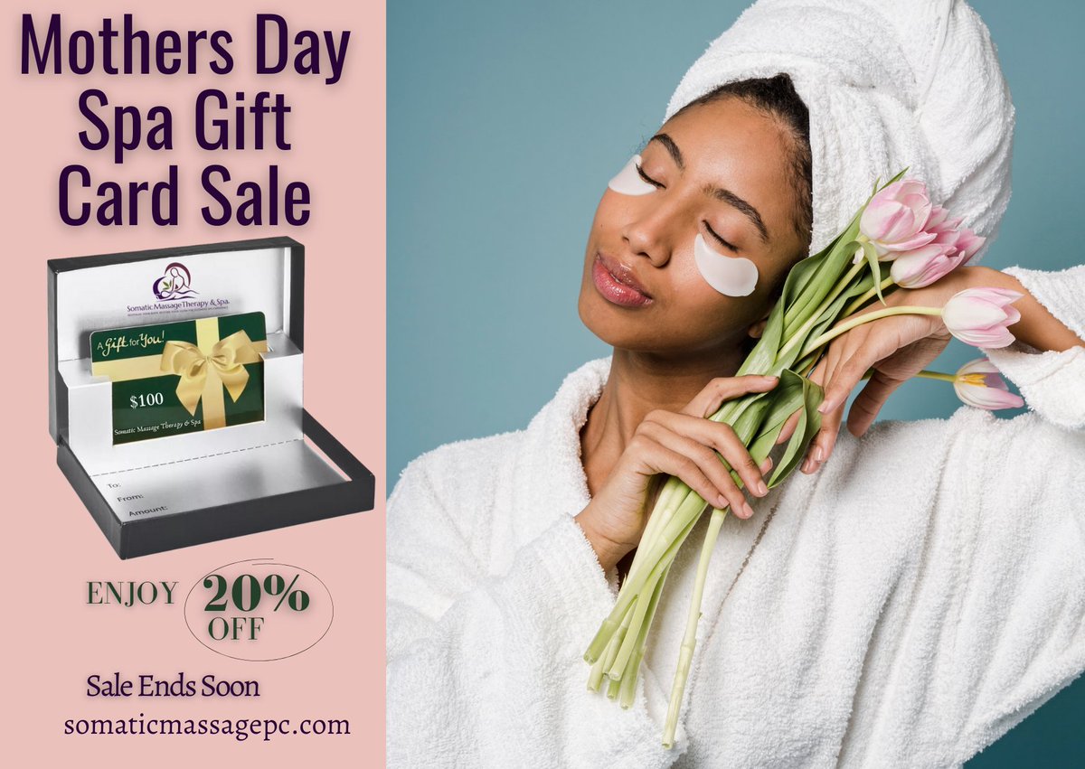Mom deserves the royal treatment this Mother's Day! ✨Give her a spa escape she'll never forget.  20% off gift cards ALL WEEK! Don't miss out, sale ends on 5/12.   Click buy now & pamper Mom!>> t.ly/05Hd_
#MothersDay #GiftCards #SpaDa #nassaucounty #floralpark