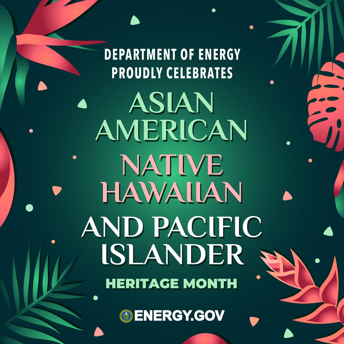 Happy Asian American, Native Hawaiian, and Pacific Islander Heritage Month! Today, and every day, we celebrate the lives and lasting legacy of our #AANHPI communities, whose contributions to the American story have helped shape our past, present, and future.
