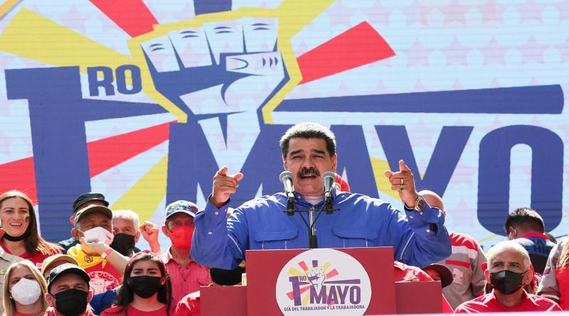 Trabajadores del país se movilizan hasta Caracas para conmemorar el 1º de Mayo rnv.gob.ve/prensa/?cat=64 #MayoDeTransformación #YoSoyDeAqui