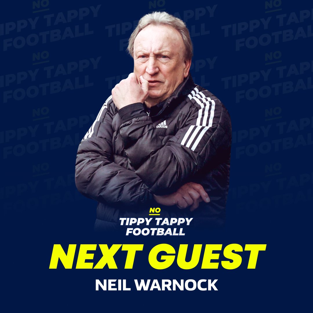 🚨 NEXT GUEST 🚨

NEIL WARNOCK joined us this week for his second appearance on the pod! 👀

Full episode out tomorrow at 4pm! ⏰

#NoTippyTappyFootball