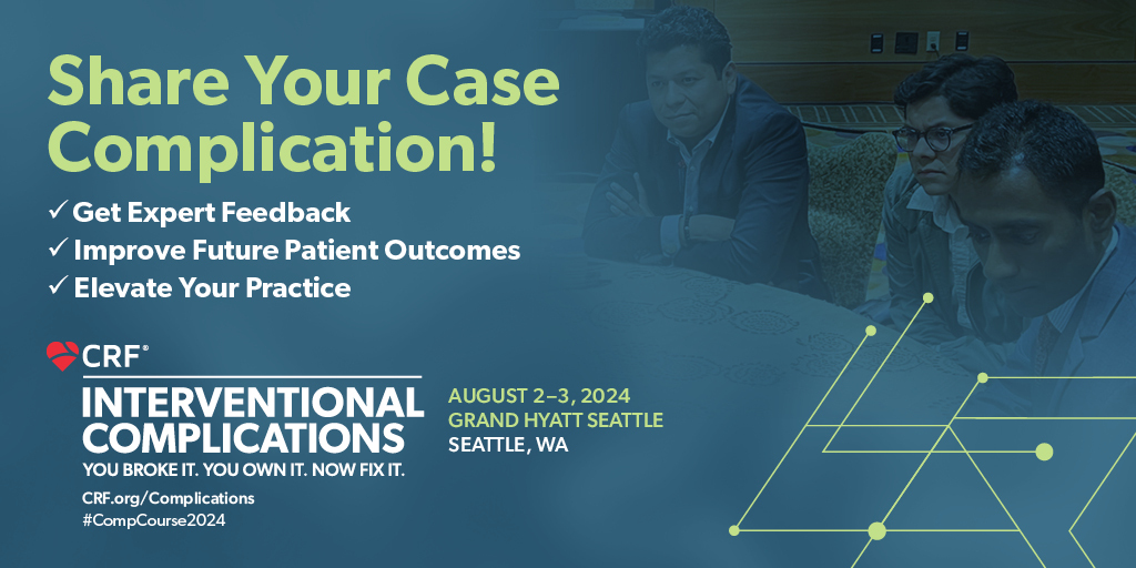 🚨 Call for Cases Alert! 🚨 Do you have a challenging case with complications? Here's your chance to shine at #CompCourse2024! Submit your case now for a unique opportunity to: 🎙️ Present to a small group with select faculty. 💬 Ask questions and get direct feedback from…