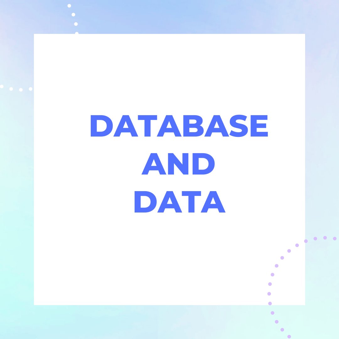 Day 31 of #100DaysofNoCode 💯

Today I continued to build my foundational database knowledge.

Here's what I learned 👉 

- Databases are used to safely store information so that it can be easily retrieved, updated, deleted, shared, and analyzed.