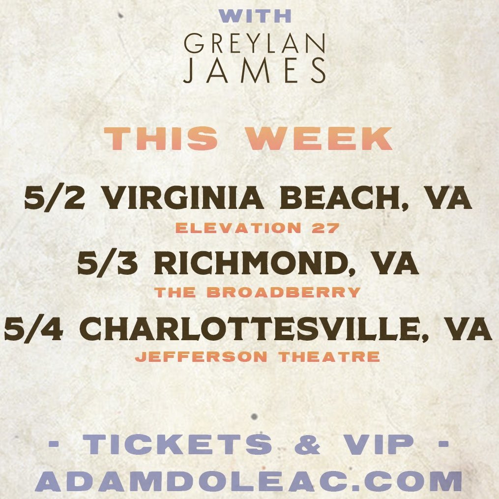 The “Wrong Side of a Sunrise Tour” continues this weekend! See ya in VA!