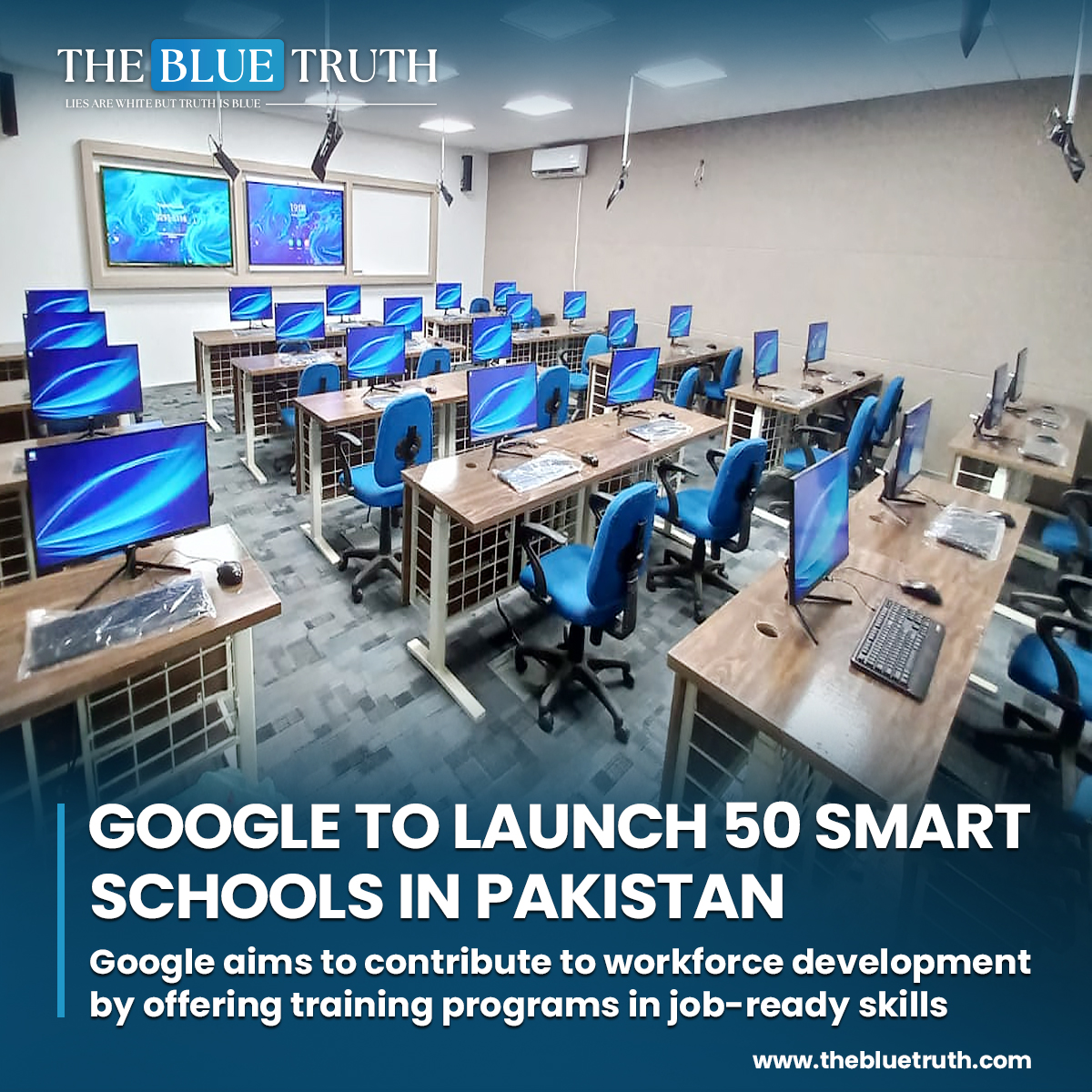 Google is also exploring the possibility of hosting an Edutech event in collaboration with the education ministry in Pakistan. 
#Google #TechValley #SmartSchools #EducationRevolution #tbt #TheBlueTruth