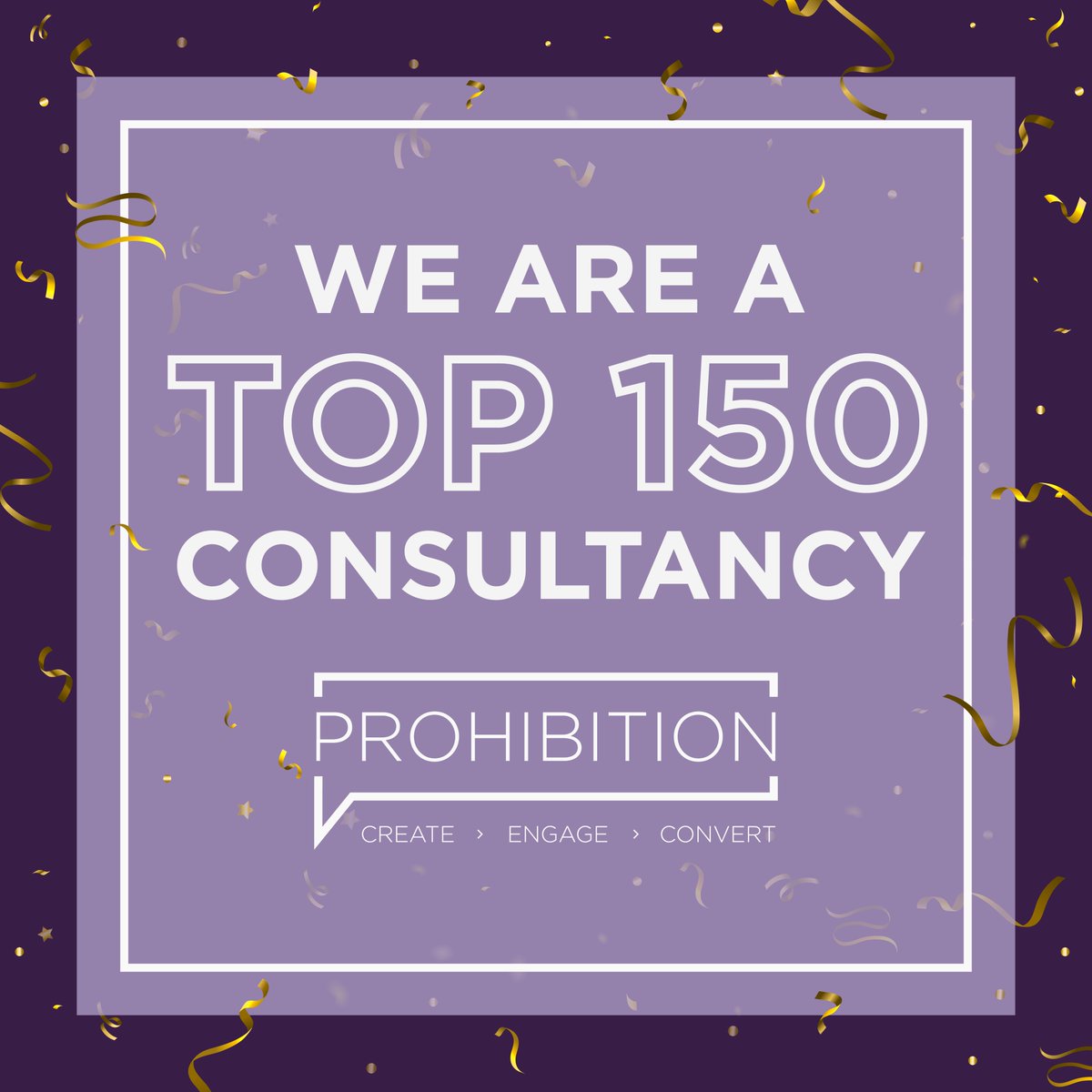 Guess who just earned a spot in PRWeek's Top 150 Consultancies for 2024 📣📣📣  

That's right, Prohibition has made it into the list🎉

We are proud to be the only Leeds based agency to make the list and represent our part of Yorkshire. 

A huge thanks to PR Week and, of course,…