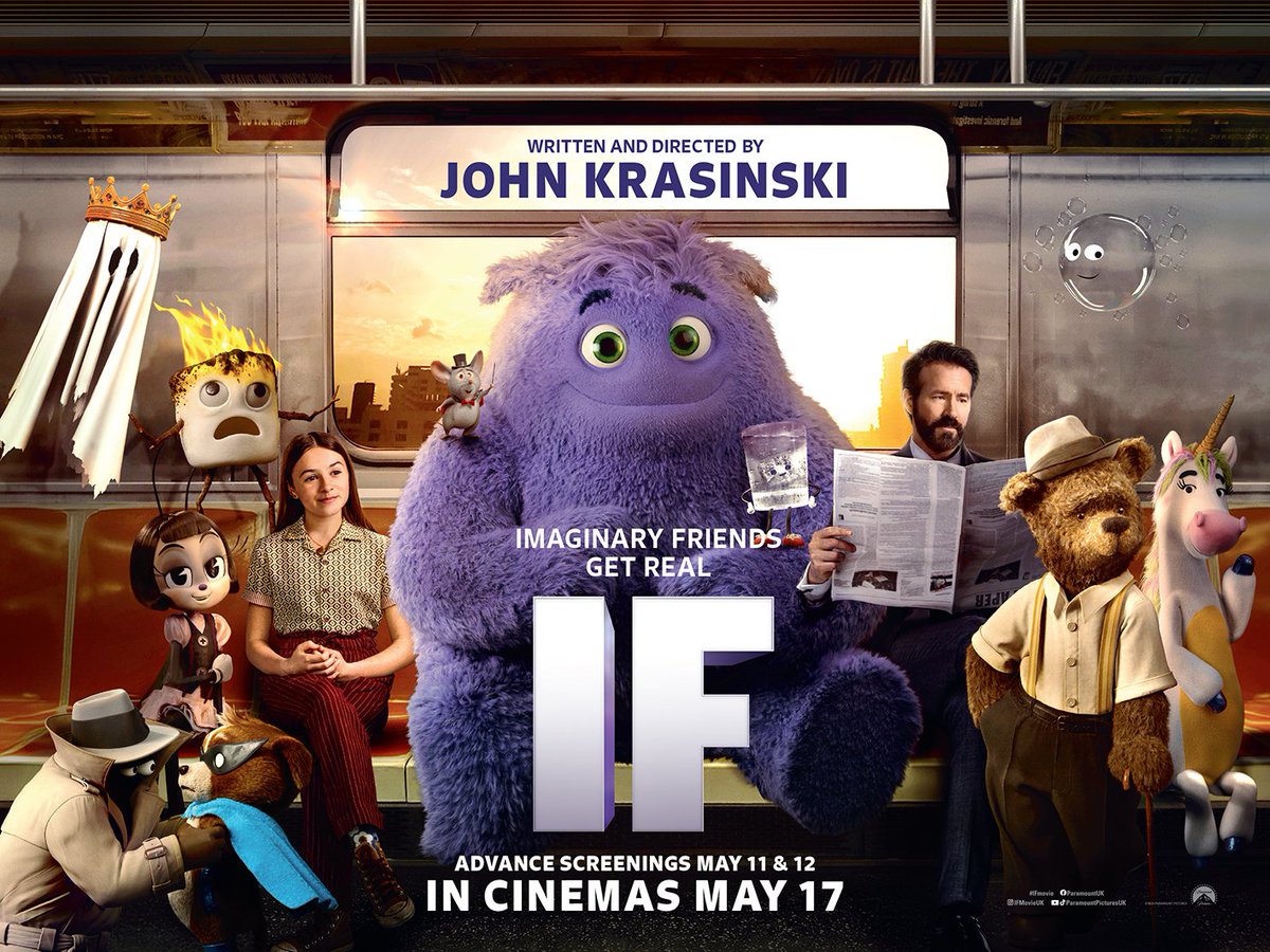 🎬 Don't miss the #IFmovie UK premiere! Walk the red carpet with the stars and be the first to see this magical film featuring @VancityReynolds, Cailey Fleming, & more! 🗓️ 7th May, 6pm @ Cineworld Leicester Square 🎟️ Proceeds will support the Charity! - bit.ly/49ZlNPu